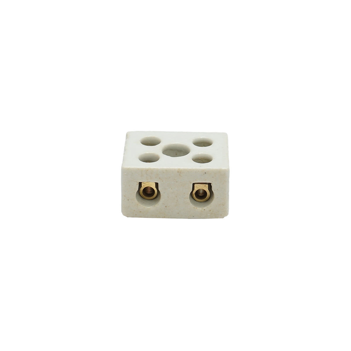 Ceramic connection strip 15A, 2 poles 0.5-6mm Leader