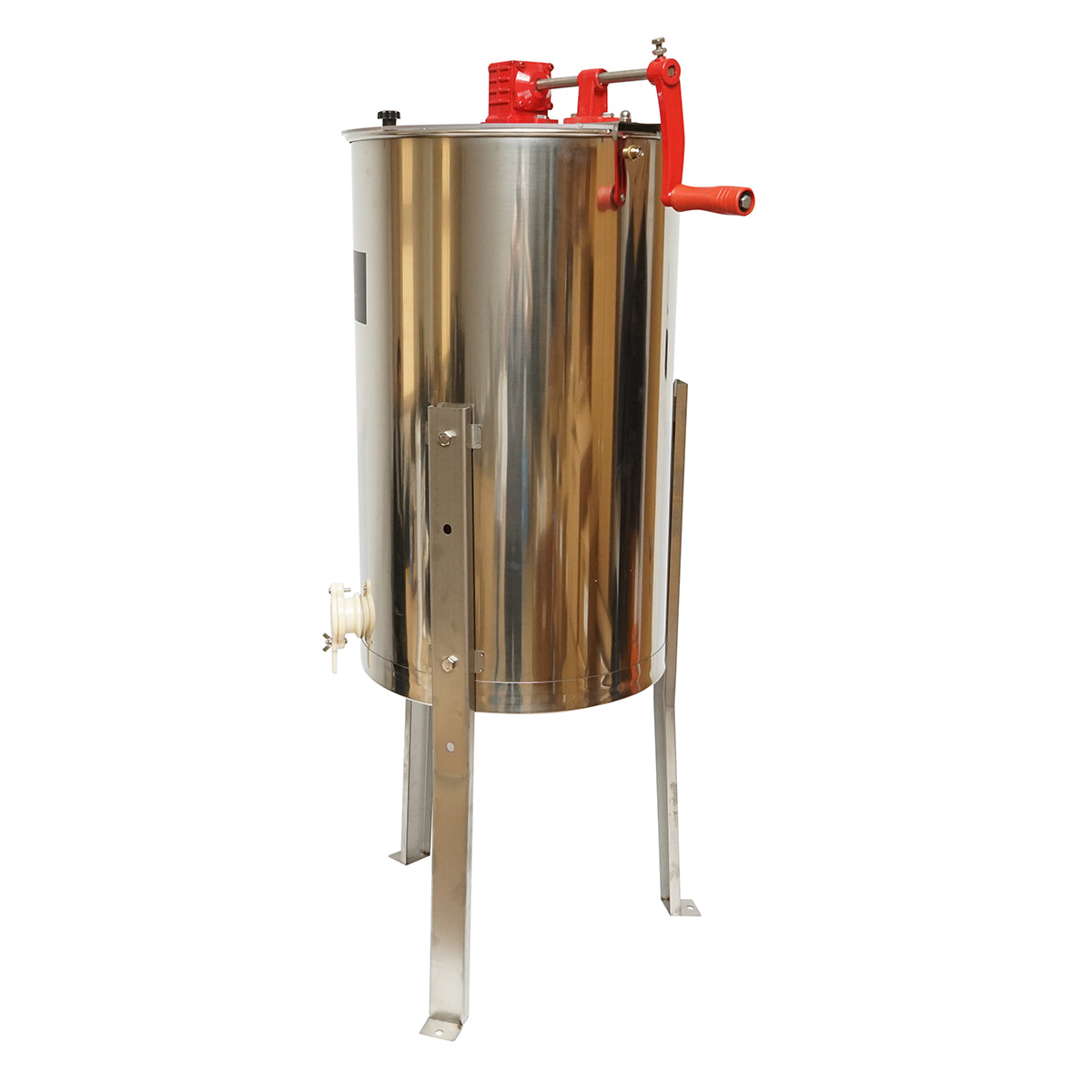 Manual beekeeping centrifuge, stainless steel honey extractor with 3 frames