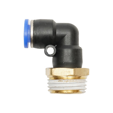 Quick plug, plastic nut and metal screw, diameter 8 with 1/2.