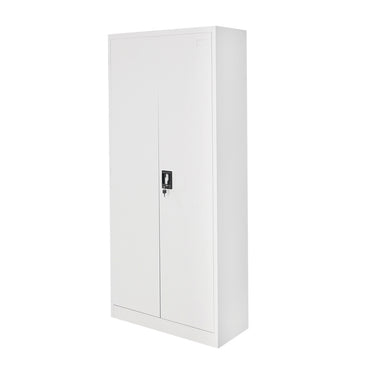 Metal cabinet 1800x800x350mm with 2 secure doors, 4 shelves, gray Breckner Germany