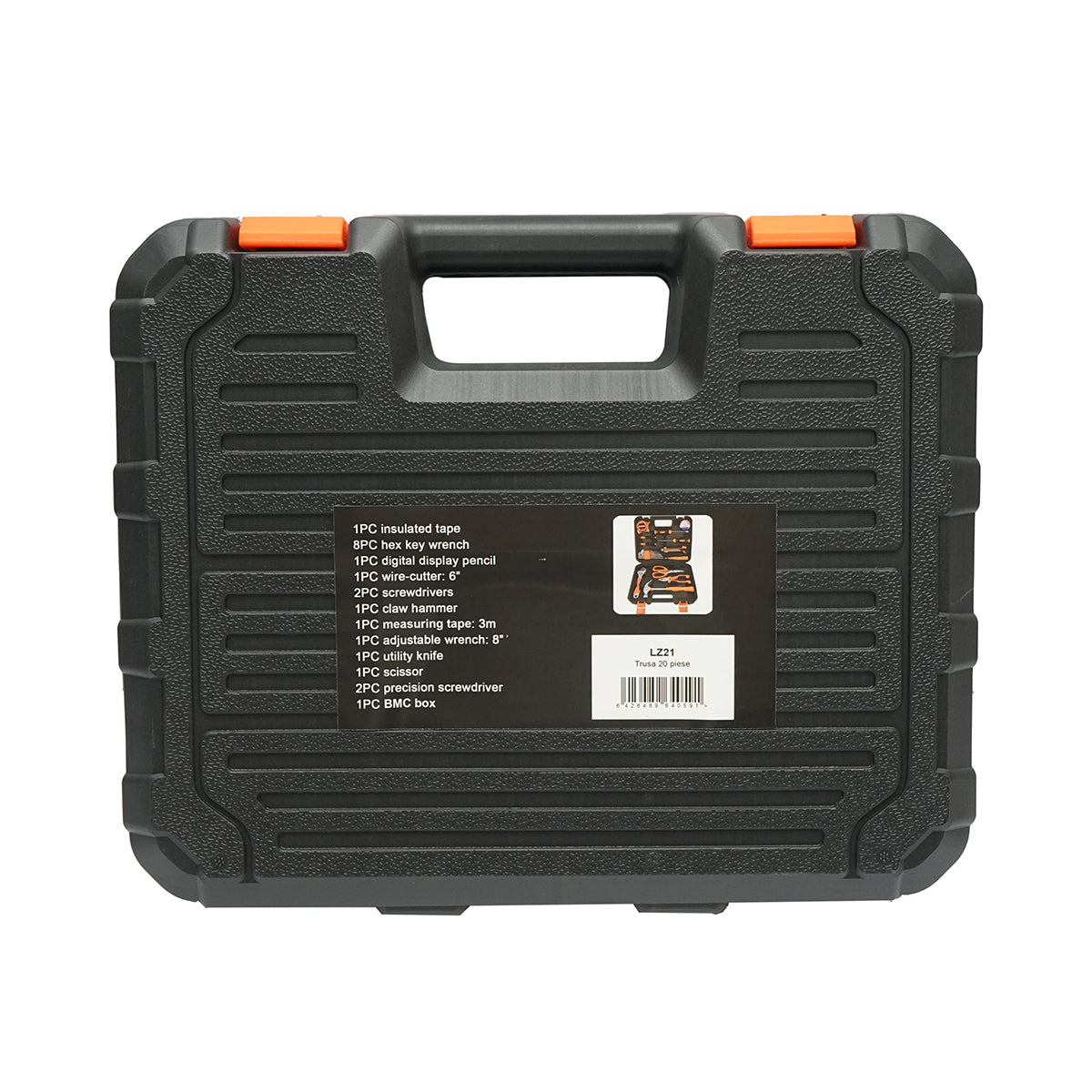 Combined tool and equipment set 20 pieces