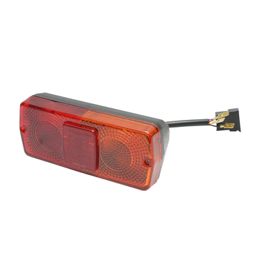 Right rear stop lamp for Massey Ferguson, New Holland 184x76x70mm OEM code 1674074M91