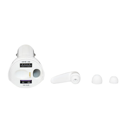 Bluetooth headset with car charger type cigarette lighter