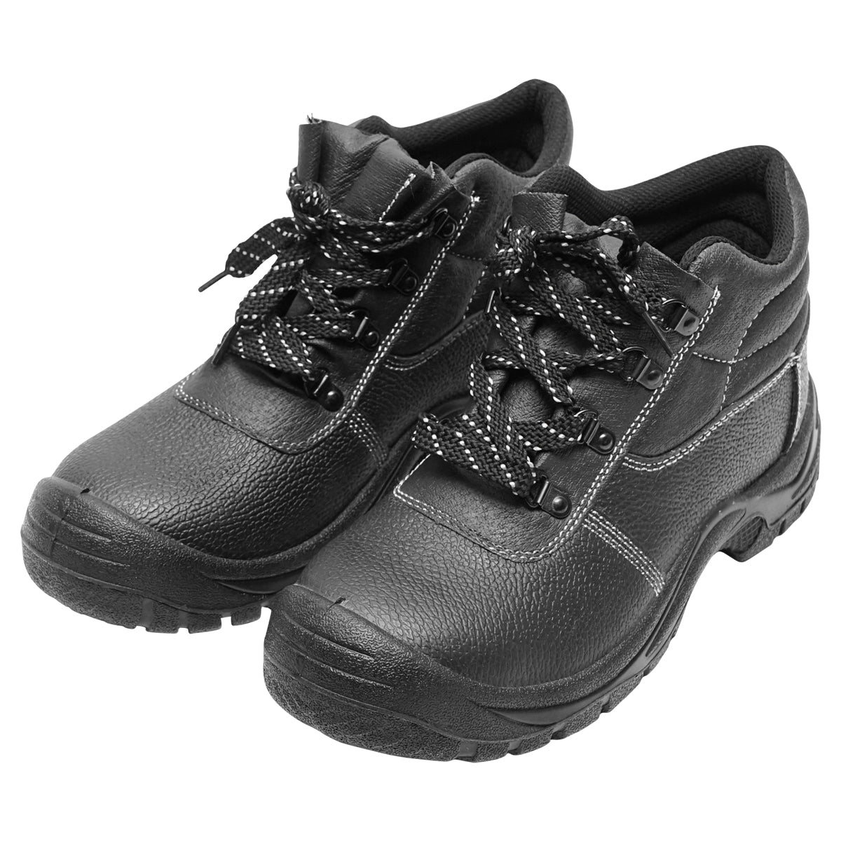 Size 40 safety boots with toe cap and steel sole insert 5001