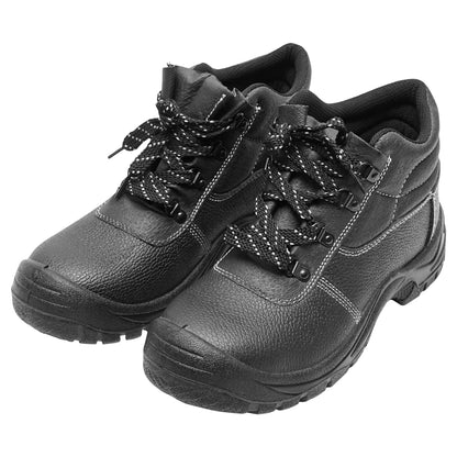 Size 40 safety boots with toe cap and steel sole insert 5001
