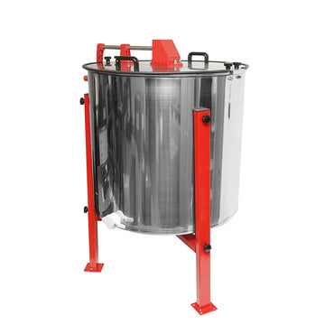 Manual beekeeping centrifuge, stainless steel honey extractor with 4 frames