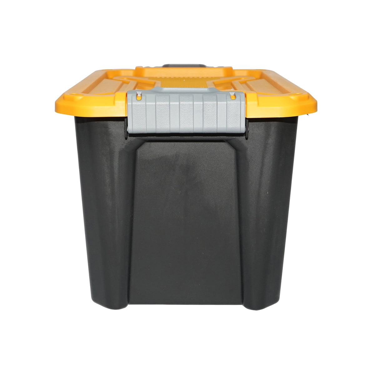 Box, heavy duty storage box 18L with lid, yellow 385x295x260mm Breckner Germany