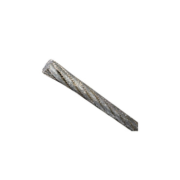 Steel winch cable 6x25 diameter 11mm metal core hammered 0.7Kg/1m, 1880m/roll