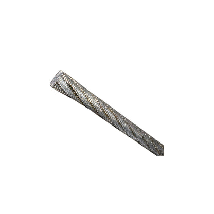 Steel winch cable 6x25 diameter 11mm metal core hammered 0.7Kg/1m, 1880m/roll
