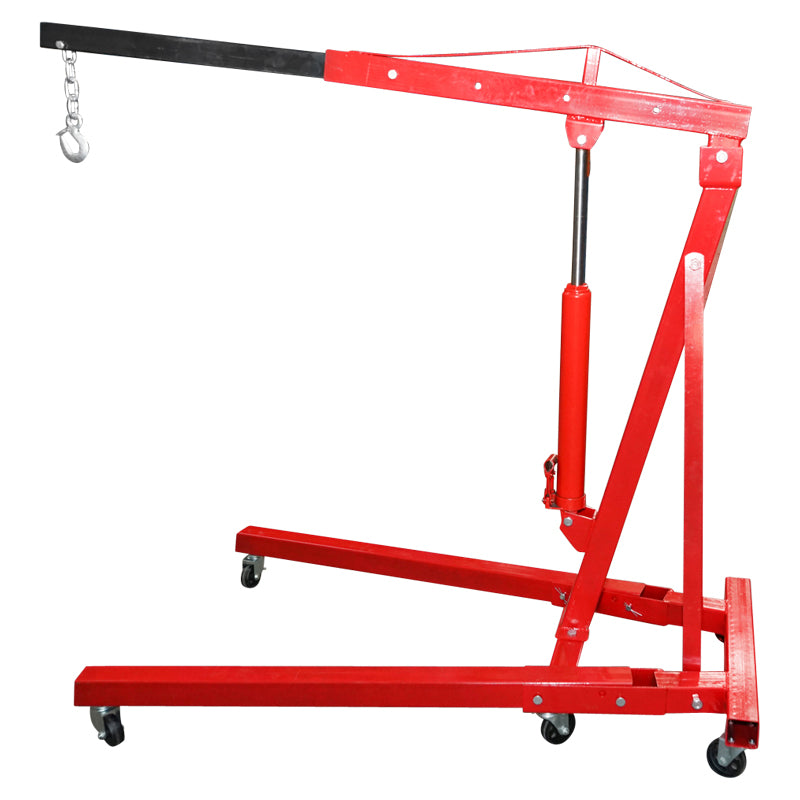Folding hydraulic crane type giraffe for workshop 2T