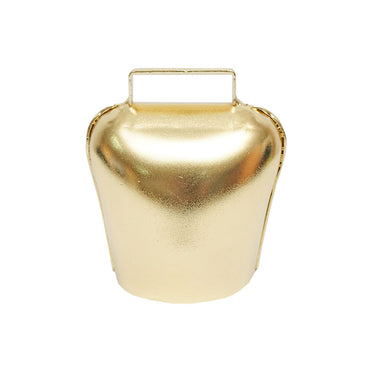 Sheep and cattle bell, 11.5 cm diameter, golden