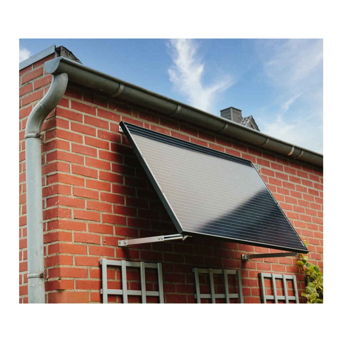 Adjustable supports for mounting photovoltaic solar panels with adjustable angle Breckner Germany