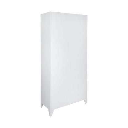 Metal cabinet with 2 glass doors and 2 secured solid doors 1900x900x400mm