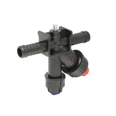 Complete intermediate sprayer with a nozzle and a drip for herbicide installation.