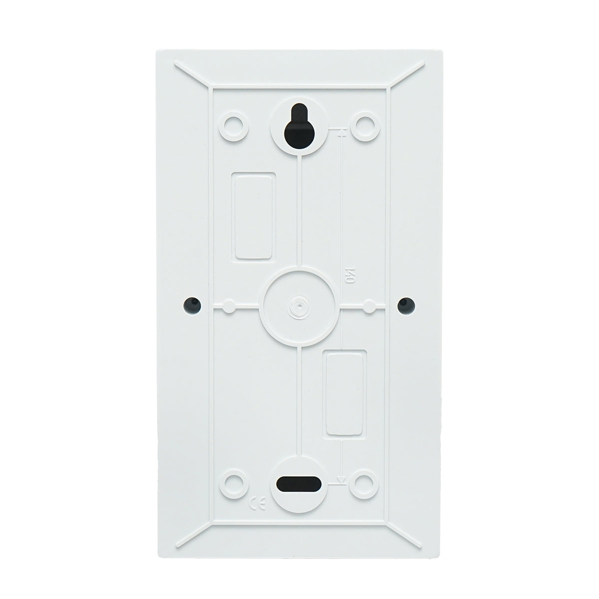 Single row fuse board, 4 modules 200x155x95mm IP40