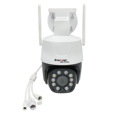 Indoor/outdoor WIFI surveillance camera 5M ultra HD, PTZ, motion sensor, rotatable, 90 degrees, 220V IP66 Breckner Germany