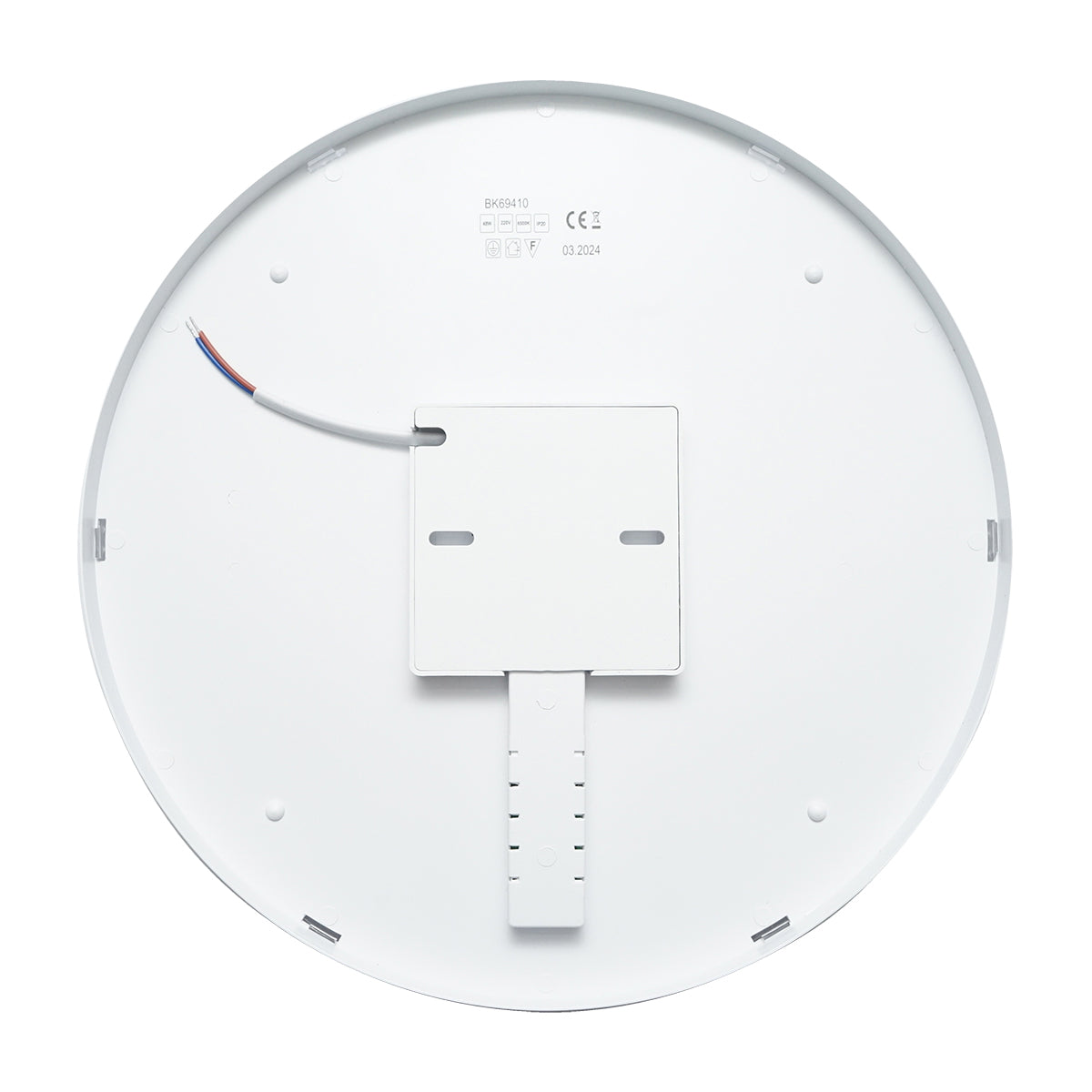 LED ceiling light 48W, 220V, IP20, 6500K, 300mm cold light indoor/outdoor lighting Breckner Germany