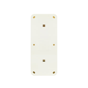 Schuko socket with 3 inputs, white grounding for 16A, 250V, applied with child protection Breckner Germany