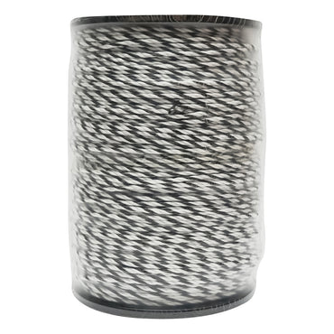 White-black wire roll 4 mm 3x0.2mm SS 500m electric fence Breckner Germany