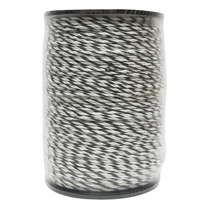 White-black wire roll 4 mm 3x0.2mm SS 500m electric fence Breckner Germany