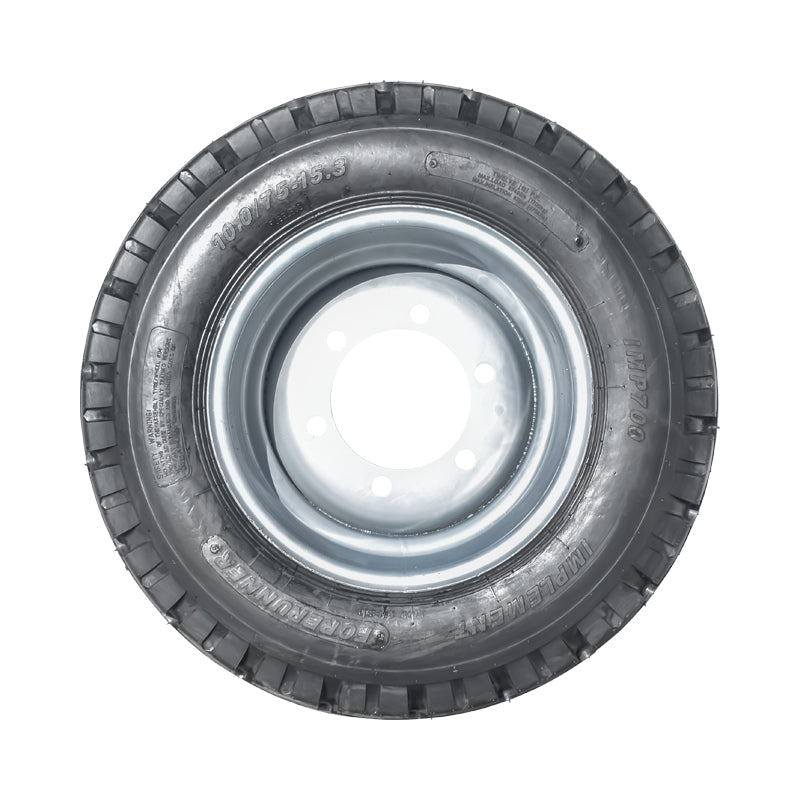 Complete wheel rim with tire 10.0/75 R 15.3 12PR IMP700