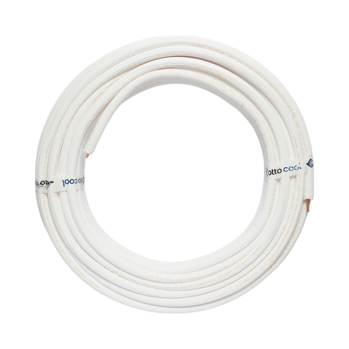 Isolated copper pipe 3/8 (9.52mm), wall thickness 0.70mm, insulation 6mm for air conditioning installations 50m/roll