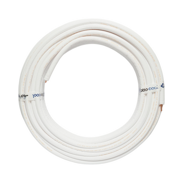 Isolated copper pipe 3/8 (9.52mm), wall thickness 0.70mm, insulation 6mm for air conditioning installations 50m/roll