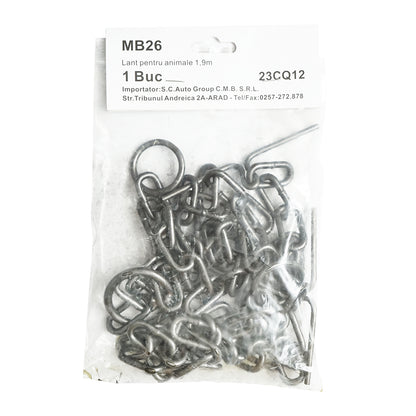 1.9m steel chain for animals