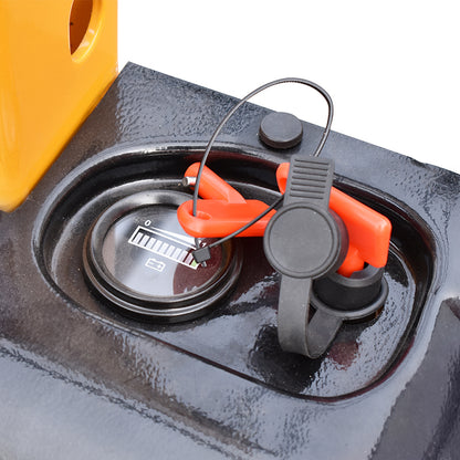 Electric pallet truck 500kg with self-loading