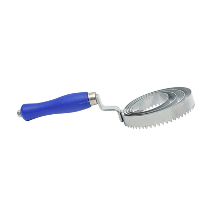 Spiral metal wire brush for horses 230x105mm Breckner Germany
