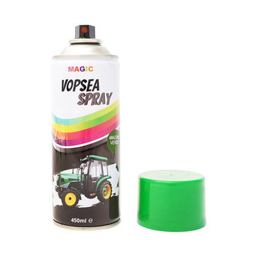 Professional green Amazon type auto spray paint with quick drying 450ml MAGIC