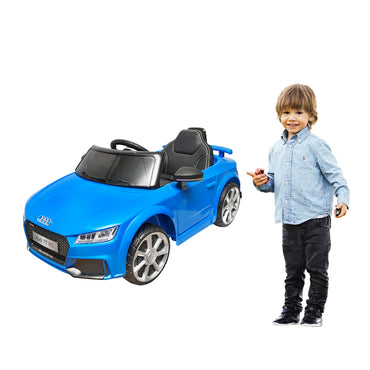 Electric car with 6V/4Ah battery and remote control for kids Audi TT JE1198 blue