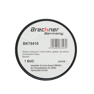 Yellow string drum for masonry 1.2mmx100m Breckner Germany