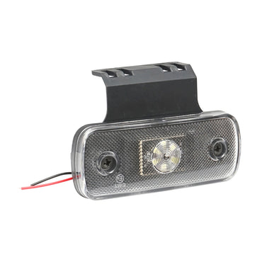 Side marker lamp with LED 12/24V, white FR0189W Breckner Germany