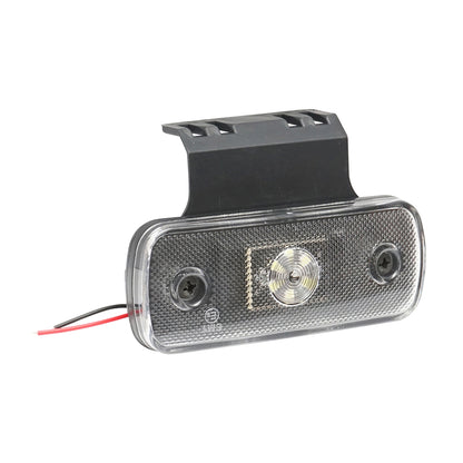 Side marker lamp with LED 12/24V, white FR0189W Breckner Germany