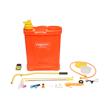 Manual spray pump, 18L tank, 3 nozzles, max pressure 3 bar