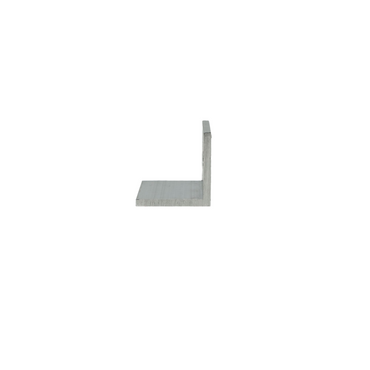 L fixing clamp for roof sheet with 1 hole for securing solar photovoltaic panel
