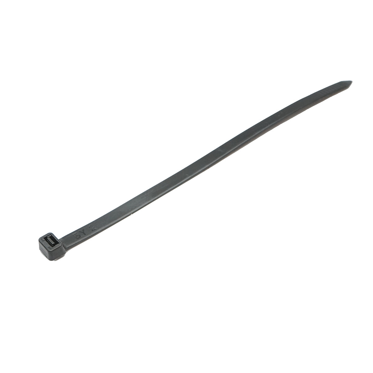 Facet, plastic collar 7.6x200mm, black, set of 100 pieces Breckner Germany