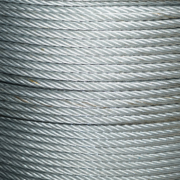 Steel winch cable 6x37 diameter 14mm with textile heart, 1000m/roll