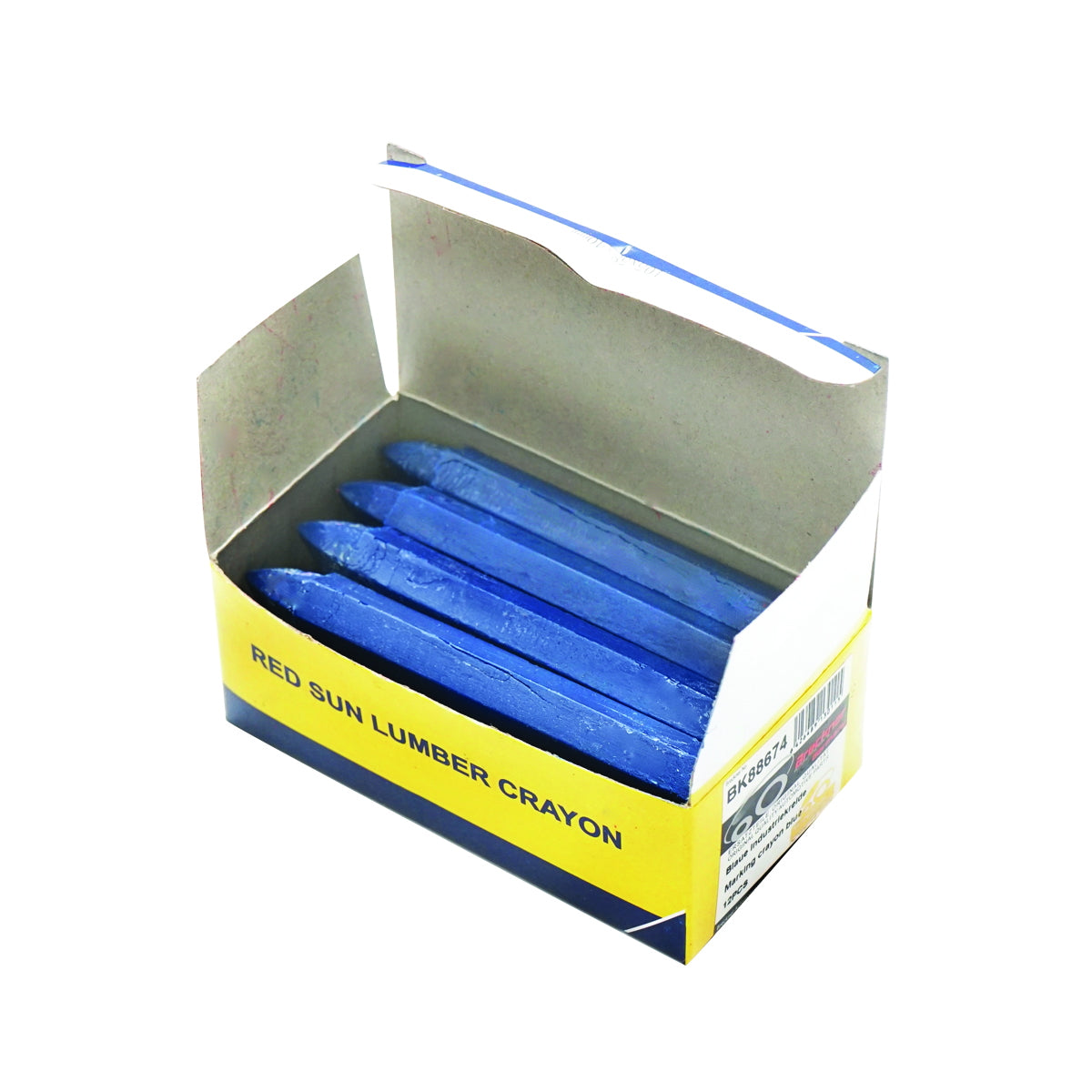 Blue vulcanization crete 12 pcs/box markings, industrial