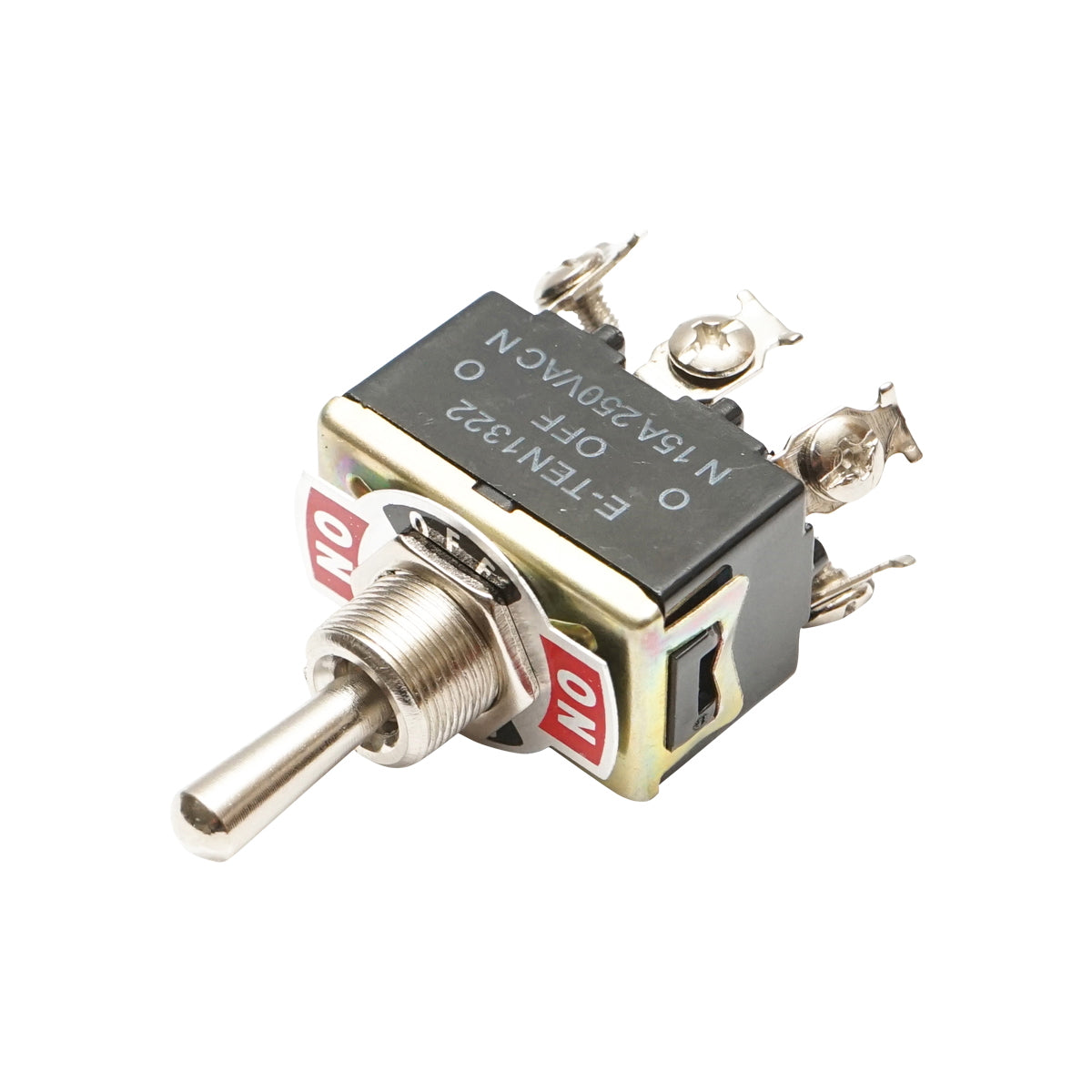 Universal switch/switch 12V/6-10A with 4 pins, 34x20mm, 12mm diameter mounting thread Breckner Germany