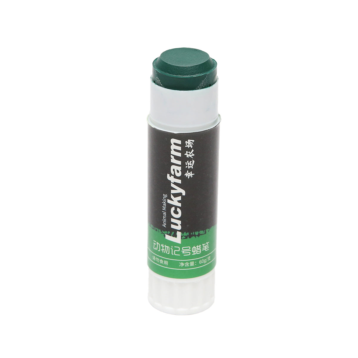 Green marker for marking animals