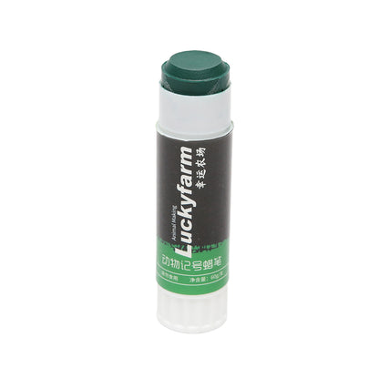 Green marker for marking animals