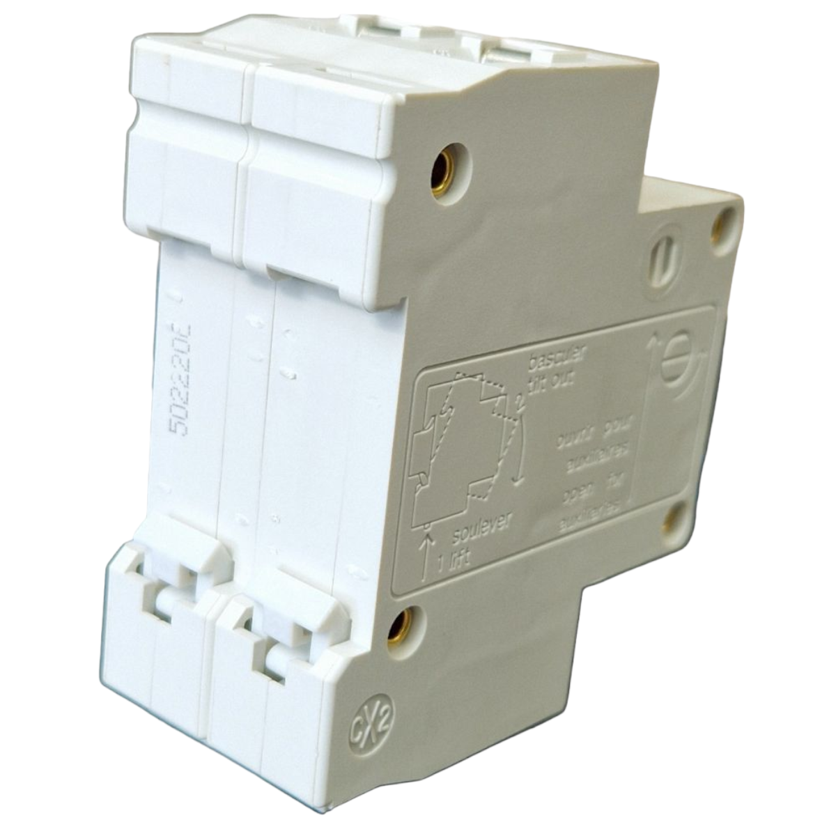 Automatic circuit breaker 2P, 20A 500V, EBS1Z-63, Ebasee