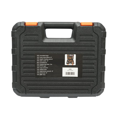 Combined tool and equipment set 12 pieces