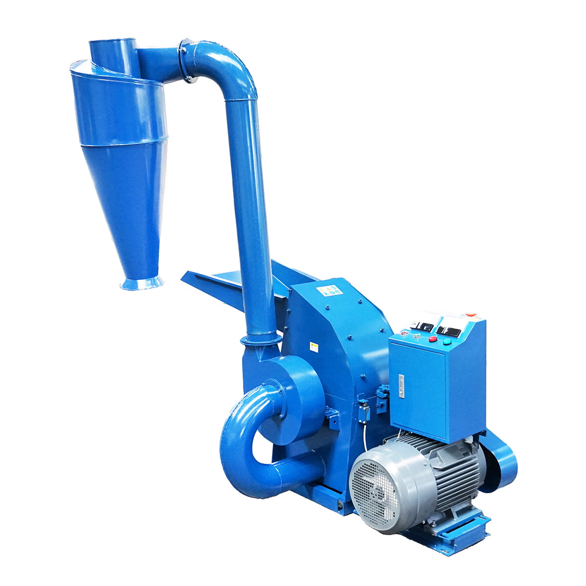 Feed chopper, grinding mill with cyclone 11KW, 380V, CF420C maximum capacity 700Kg/H