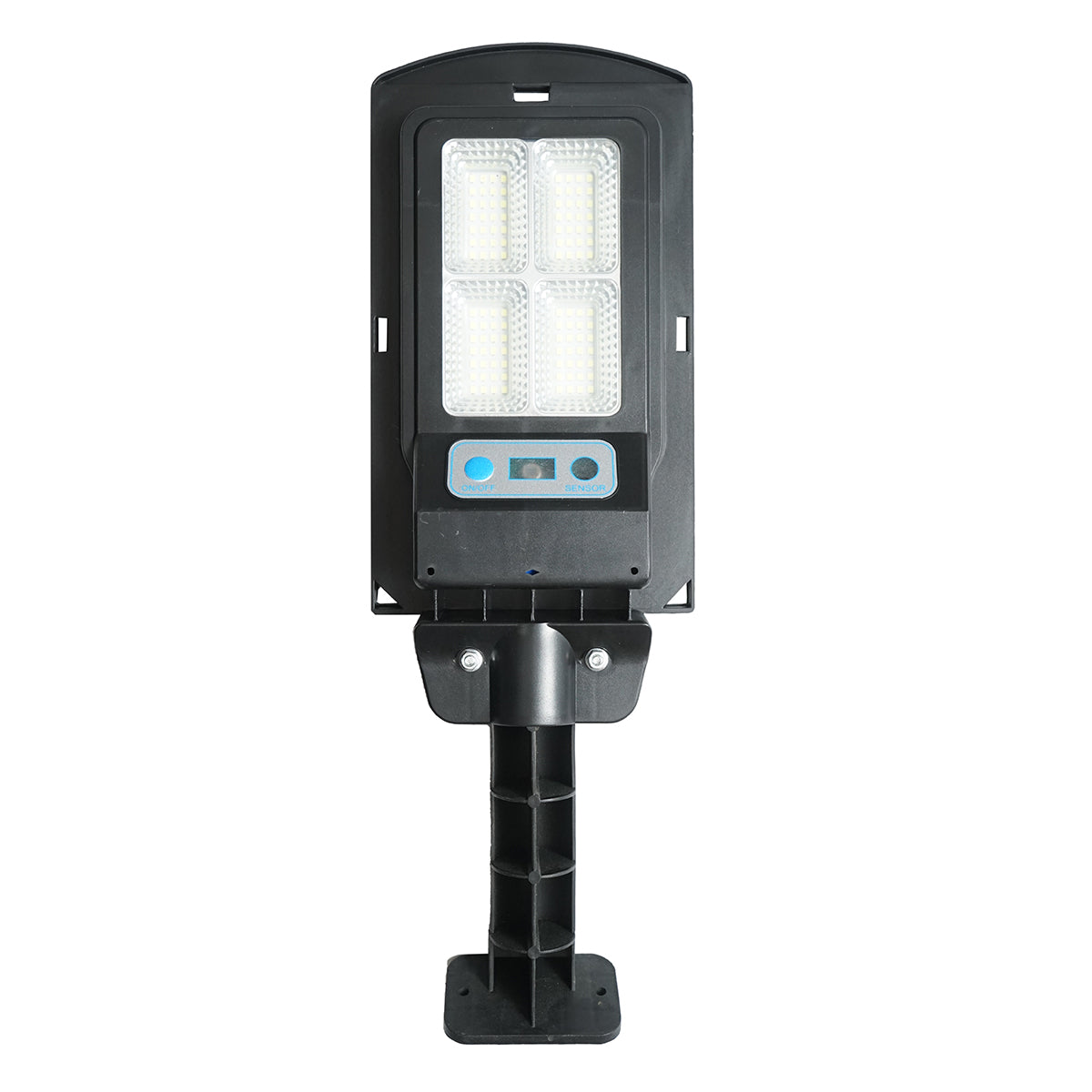 LED solar street lamp 6500K with 3W solar panel, 18000mAh battery, pole mount IP67 Breckner Germany