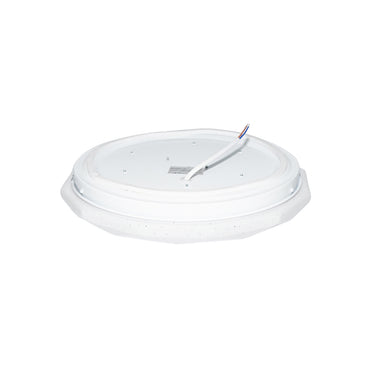 LED ceiling light 18W, 220V, IP44, 4000K, 300mm neutral light (interior/exterior lighting fixture moisture resistant) Breckner Germany