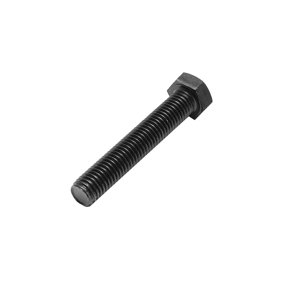 Black screw with hexagonal head DIN 933 M14x80 G10.9 50 pieces/bag