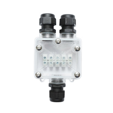 Transparent sealed box with preset 41A 450V AC, 3 ways 5-14mm IP68 Leader